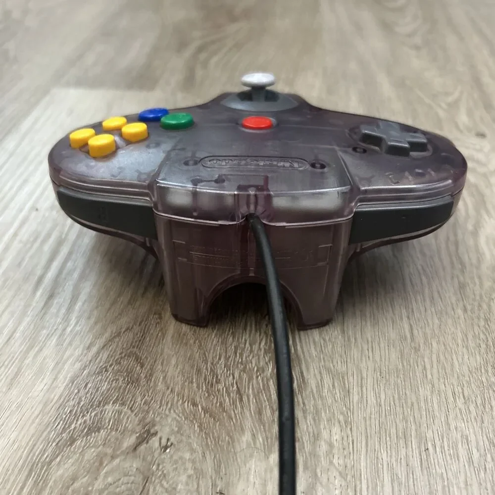 Official Nintendo 64 Controller Authentic OEM Purple N64 NUS-005 Works Loose